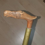 Walking stick used, old