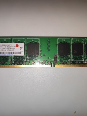 TwinMOS 1GB DDR2 667MHz (PC2-5300) CL5 RAM memory like new