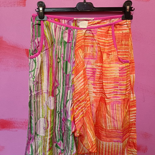 Nolita asymmetrical skirt size M made in Italy like new, multicolor