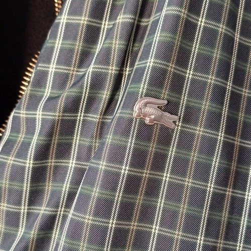 Lacoste jacket double-faced, like new, black and green, XL
