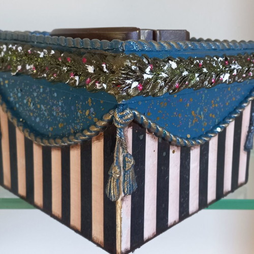 Christmas paper box new with festive atmosphere