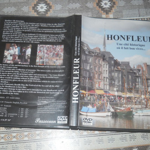 Honfleur DVD used, French travel documentary with subtitles