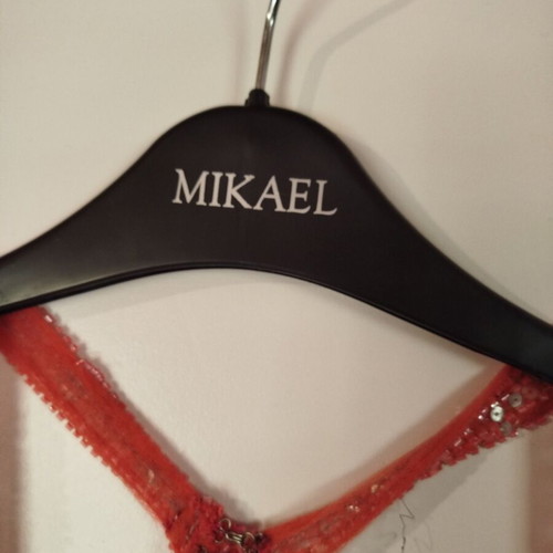 Mikael coral dress like new with embroidered beads, size M