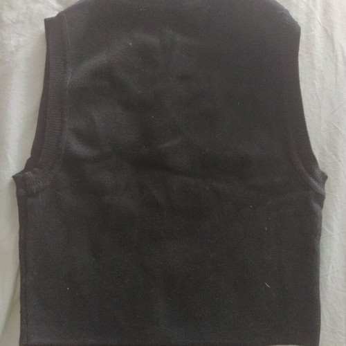 Zara wool vest size S like new, black