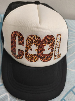 Cooligan men's hat new, black and white
