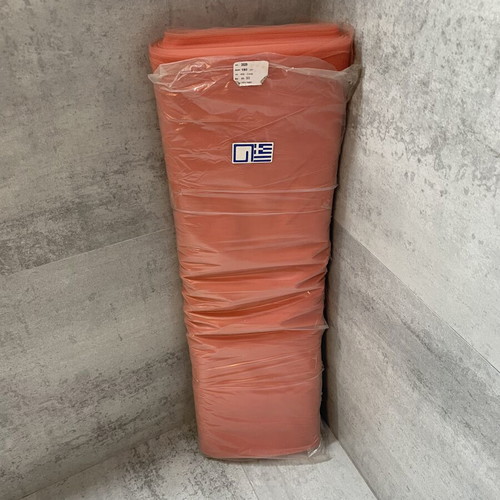 Tulle coral color 50 meters, new, Greek made, width 180cm
