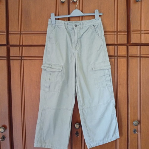 Destination cargo pants like new, size 15 years, gray beige