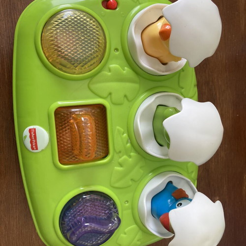 Fisher Price Pop-up Eggs interactive baby toy used