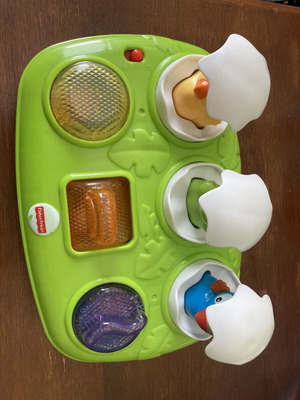 Fisher Price Pop-up Eggs interactive baby toy used