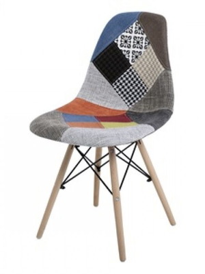 Wooden chair with patches like new