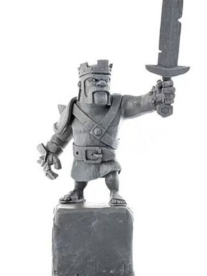 Clash of Clans Barbarian Statue καινούργιο, γκρι, σε κουτί