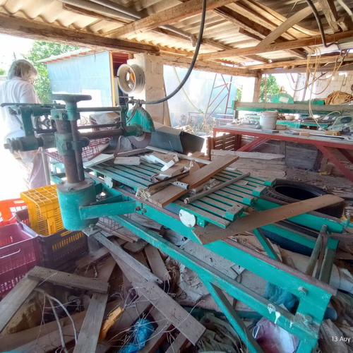 Table cutters used, fireplace workshop equipment