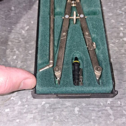 Used compass with case