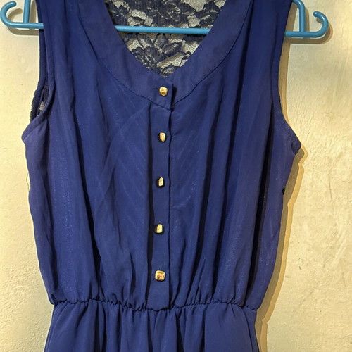 Jumpsuit blue size M like new