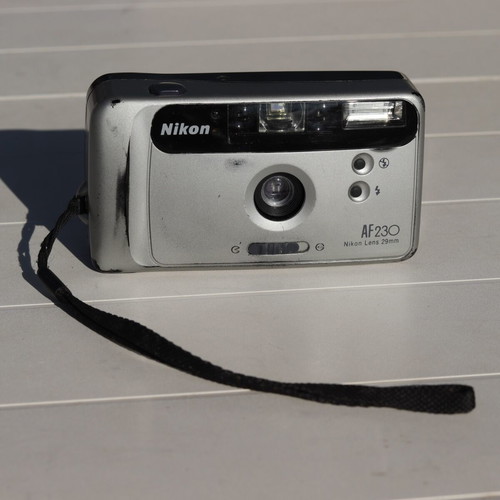 Nikon AF 230 film camera with case