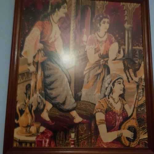 Antique painting used