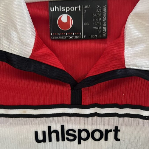 Rot-Weiss Oberhausen Uhlsport match issue worn jersey, good condition