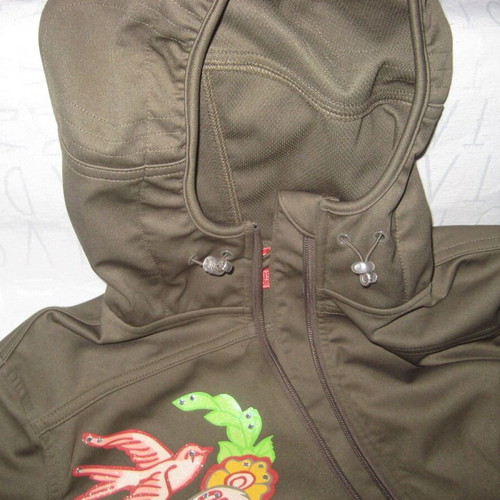 Plusminus Chiemsee hooded jacket, olive green