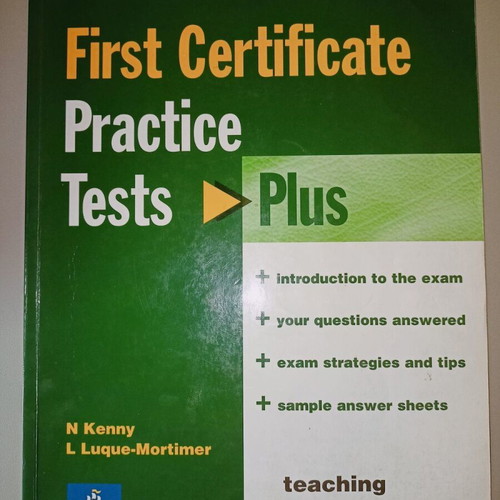 First Certificate Practice Test Plus Student's Book used