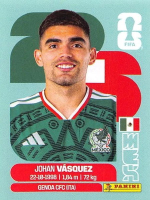 Panini FIFA World Cup 2026 sticker MEX3 new