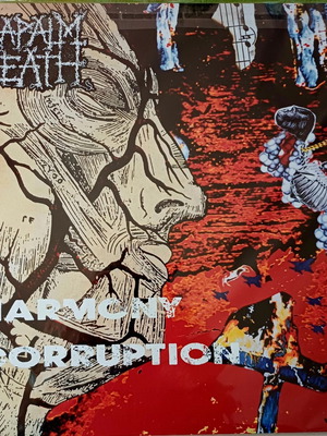 Napalm Death Harmony Corruption LP like new, metal
