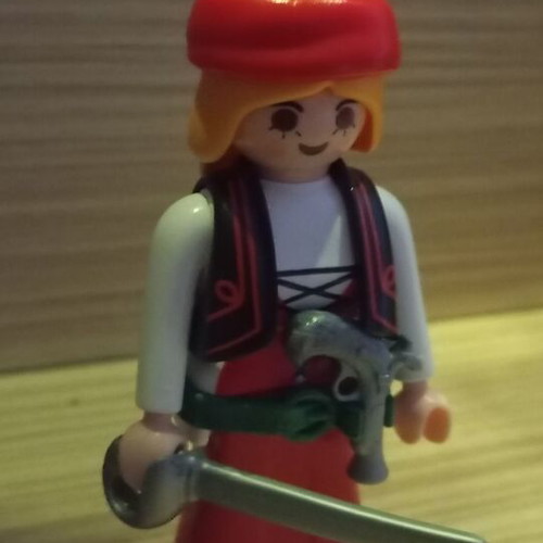 Playmobil Woman Revolution of 1821 like new, custom