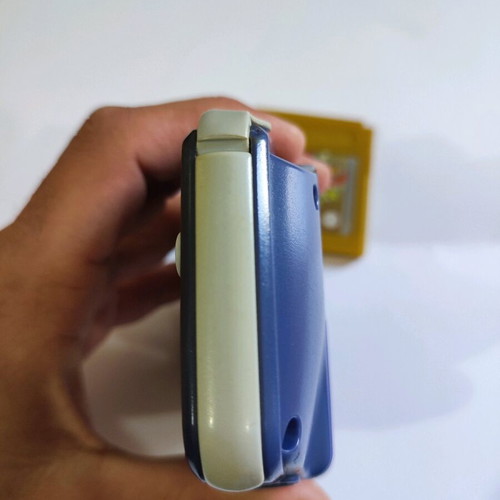 Game Boy Advance Nintendo Console used with Pokémon Gold cartridge