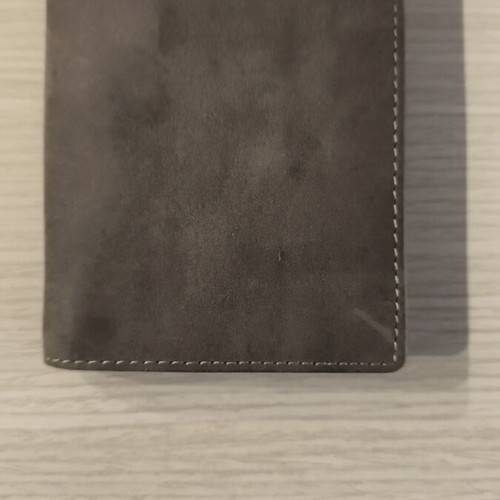 Men's suede wallet like new, brown