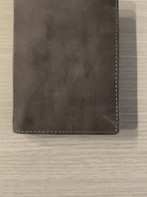 Men's suede wallet like new, brown