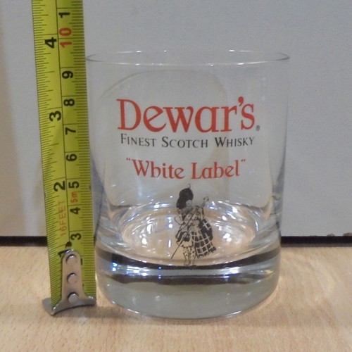 Dewar's Scotch Whisky set of two promotional glasses used
