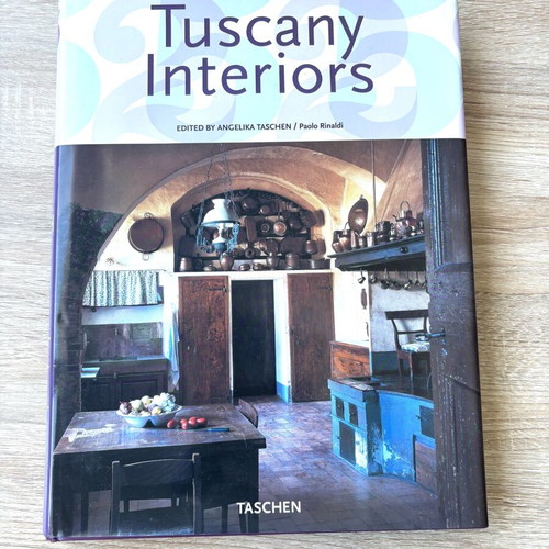 Tuscany Interiors book like new, English