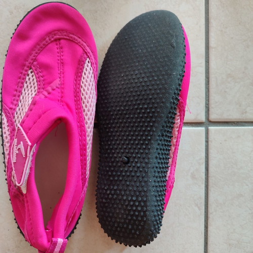 Girls' sea shoes used, size 32-33, pink