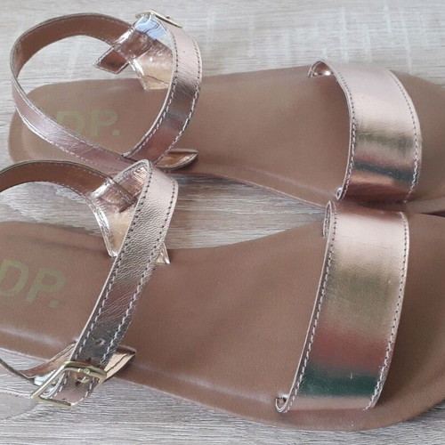 Dorothy Perkins flat sandals rose gold size 37 like new