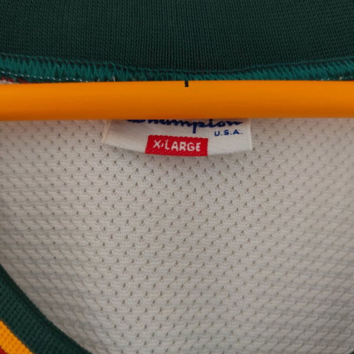 NBA Seattle Supersonics Shawn Kemp jersey used, size XL, rare white