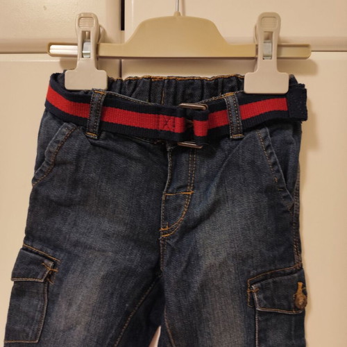 H&M cargo τζιν για 12-18μηνων με ζώνη σαν καινούργιο