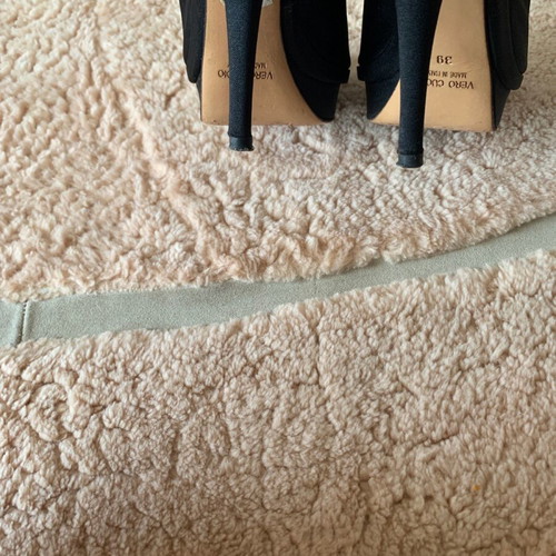 Fratelli Karida shoes size 39, like new, black satin 12cm heels