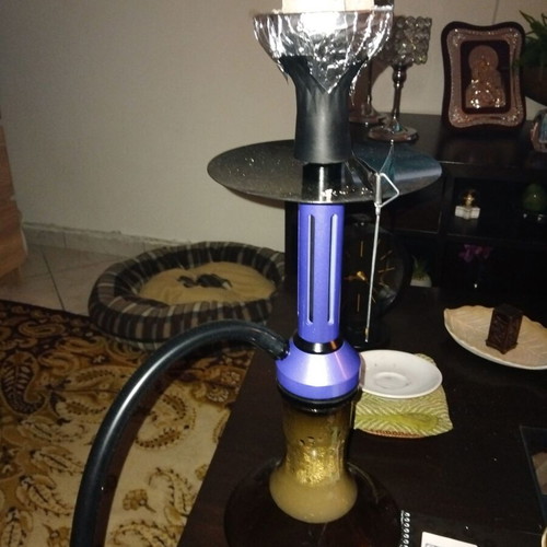 Hookah 50 cm new, complete with hose, bowl, and base