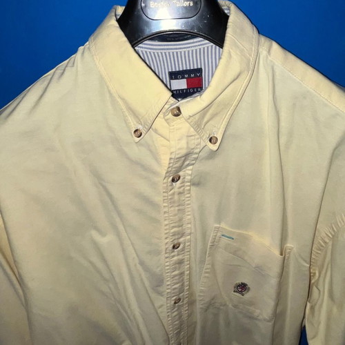 Πουκάμισο Tommy Hilfiger vintage μεταχειρισμένο, μέγεθος L, μπεζ