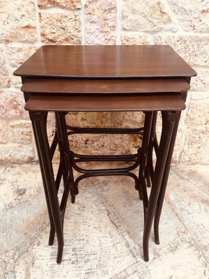 Ζιγκον εποχής σετ 3 τεμαχίων ψηλά, ρετρό, vintage, σαλόνι