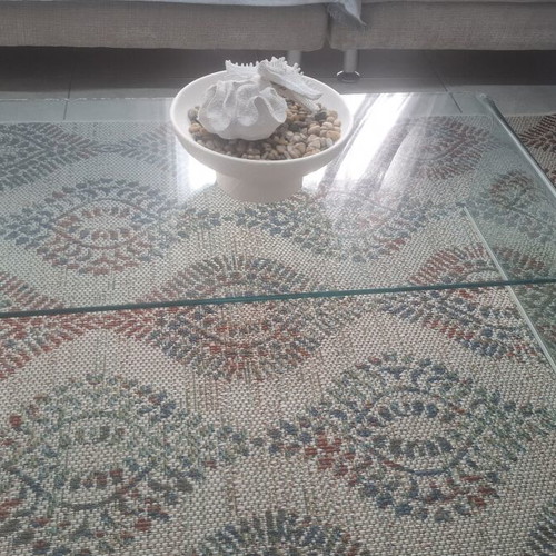 Glass coffee table, 1m length, 50cm width, 30cm height