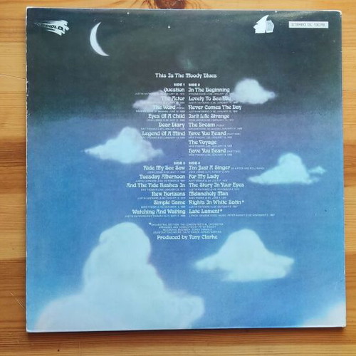 The Moody Blues This Is The Moody Blues double vinyl used, rock