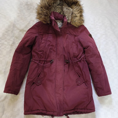 Splendid women's parka jacket size M like new, burgundy