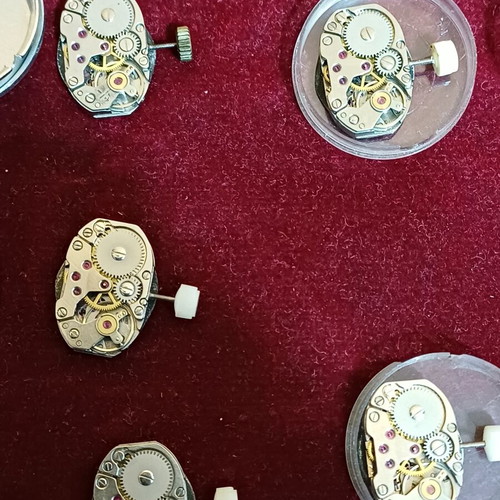 Silver 17 Rubis Women's Watch Movements like new, set of 7