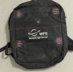 Black school backpack