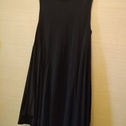 Cos black sleeveless asymmetric dress like new
