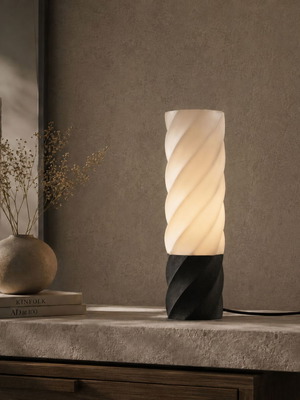 Μοντέρνο επιτραπέζιο φωτιστικό LED σπιράλ design 30 cm