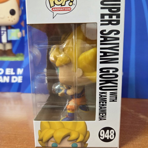 Funko Pop Animation Super Saiyan Goku with Kamehameha figure new