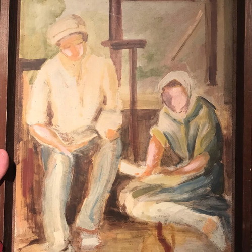 Painting by Rena Yfantidou oil on canvas like new 40x30