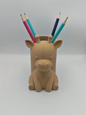 3D Printed Μολυβοθήκη "Cute Giraffe" Καινούργια Χειροποίητη σε Πολλά Χρώματα
