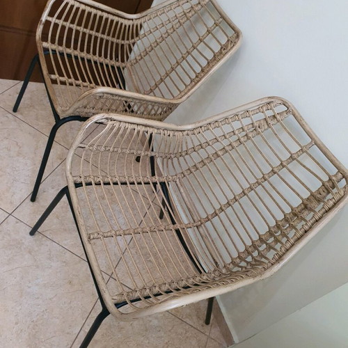 Outdoor chairs like new, set of 2